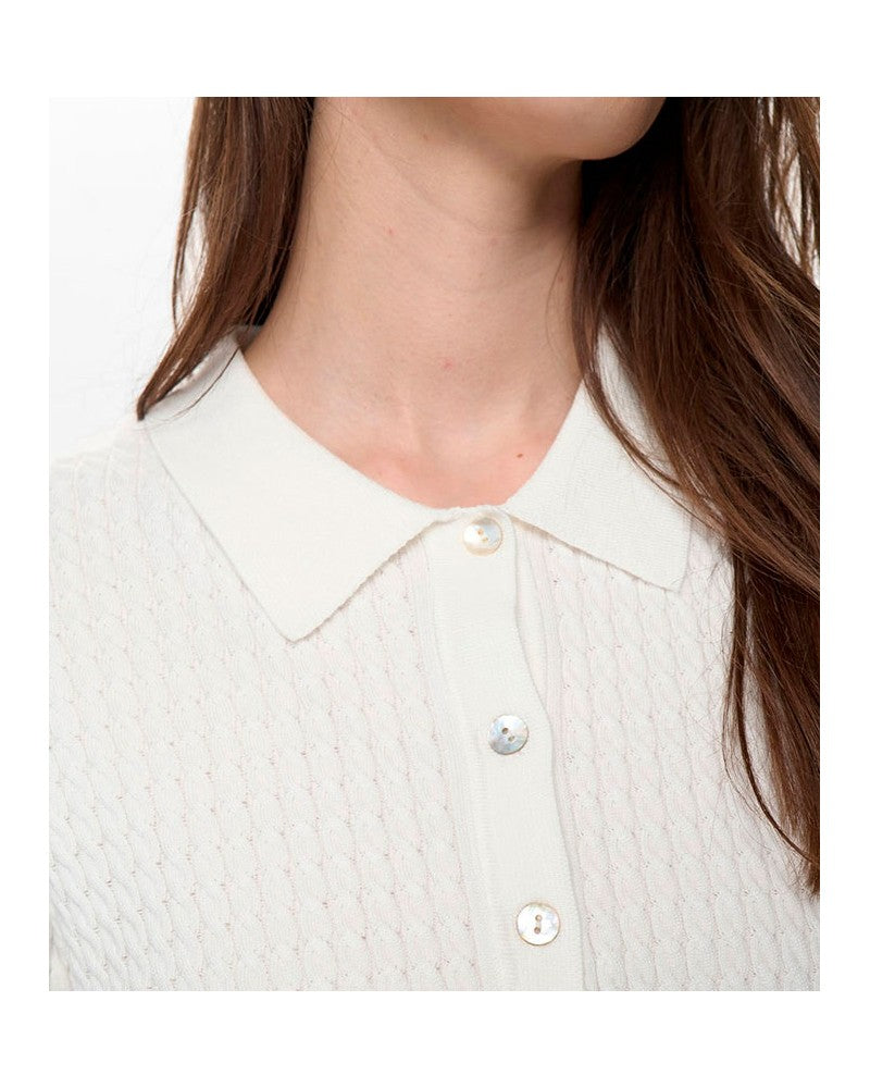 Polo Numph Nualette Blanc