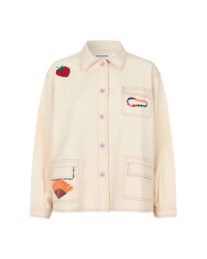 Lollys Laundry Veste Aprill Écru