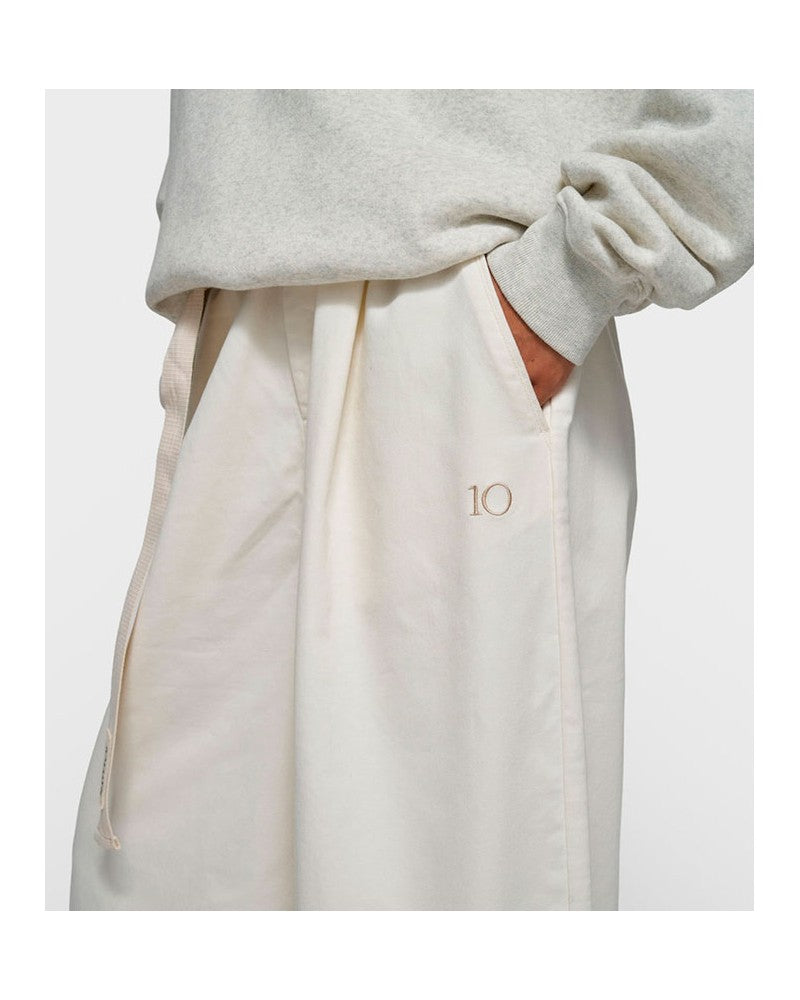 10 Days Wide Pants Twill Pearl