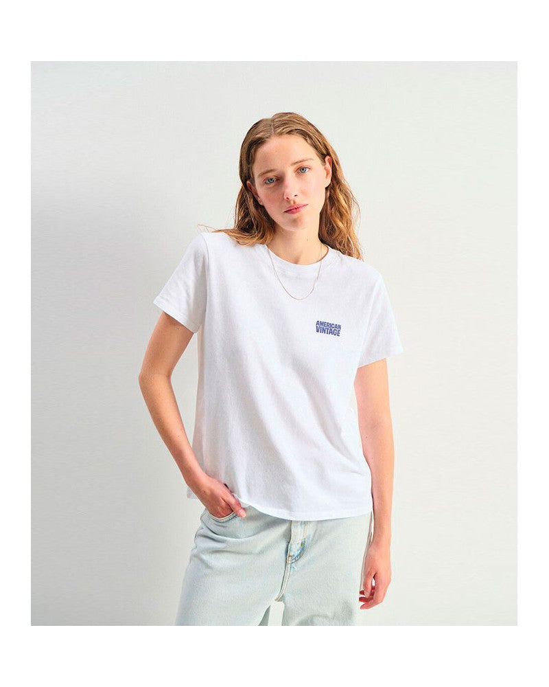 American Vintage Ykobow T-shirt Blanc