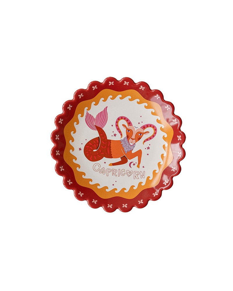 All the Luck Zodiac Dish Capricorn