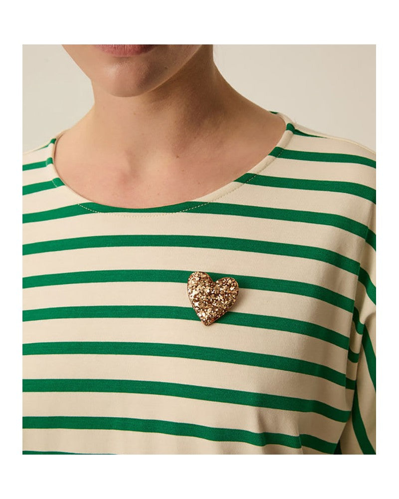 Des Petits Hauts Filly Tshirt Green