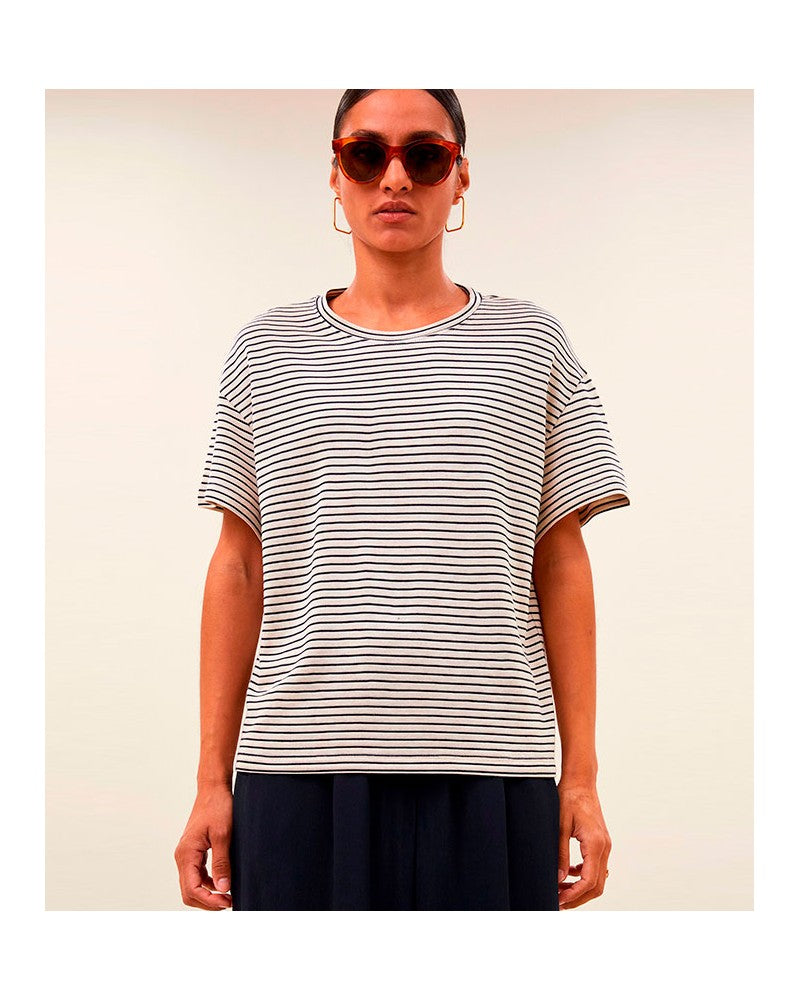 By Bar Mace Top Blue Stripe