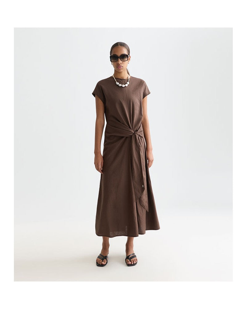 Robe Maison Scotch Marron