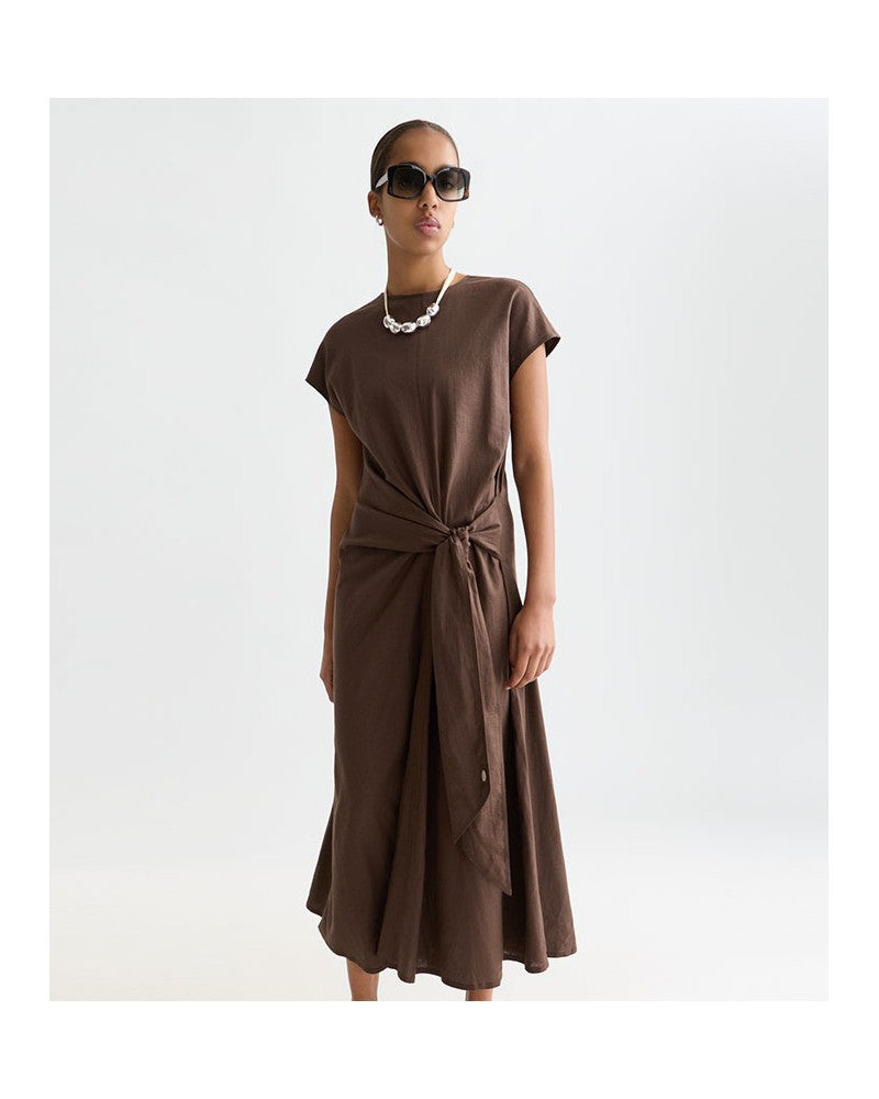 Robe Maison Scotch Marron