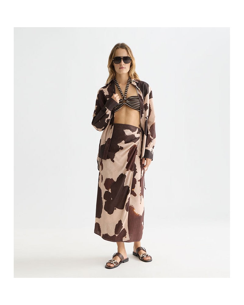 Jupe imprimée Maison Scotch