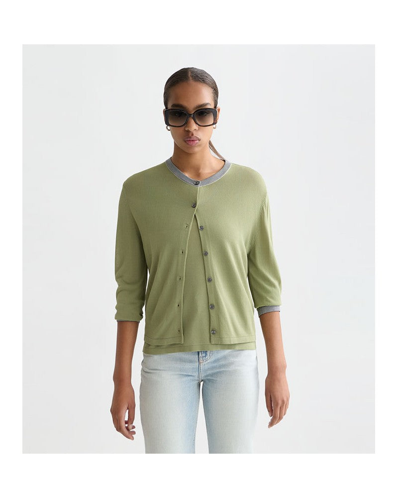 Maison Scotch Cardigan Vert