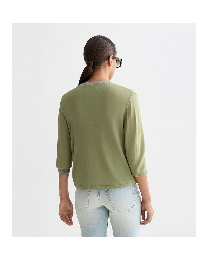 Maison Scotch Cardigan Vert