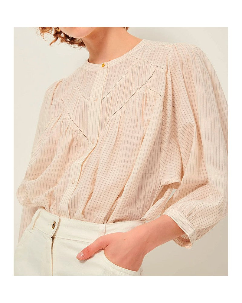 Sessun Savi Chemise Écru