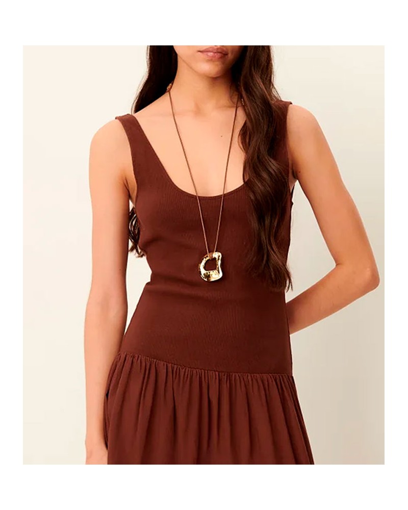 Sessun Solao Dress Brown