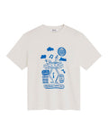 Bask In The Sun Groove Tee White