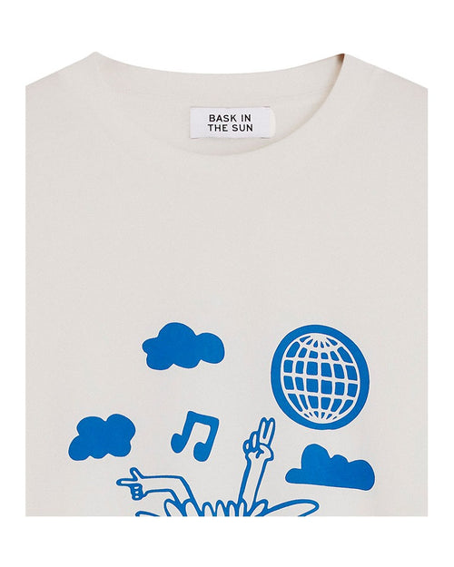 T-shirt Bask In The Sun Groove Blanc