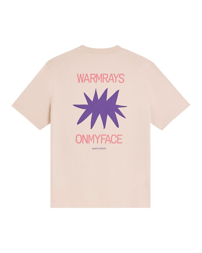 T-shirt Bask In The Sun Warmrays Blanc