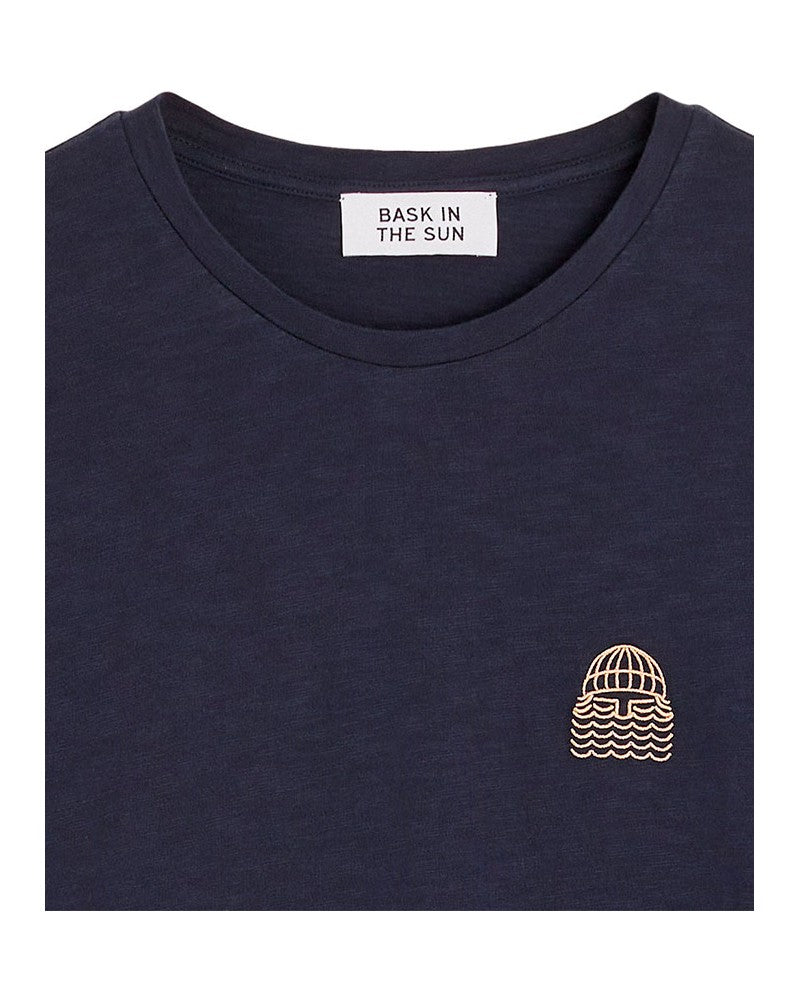 Bask In The Sun To The Sea Tee Navy