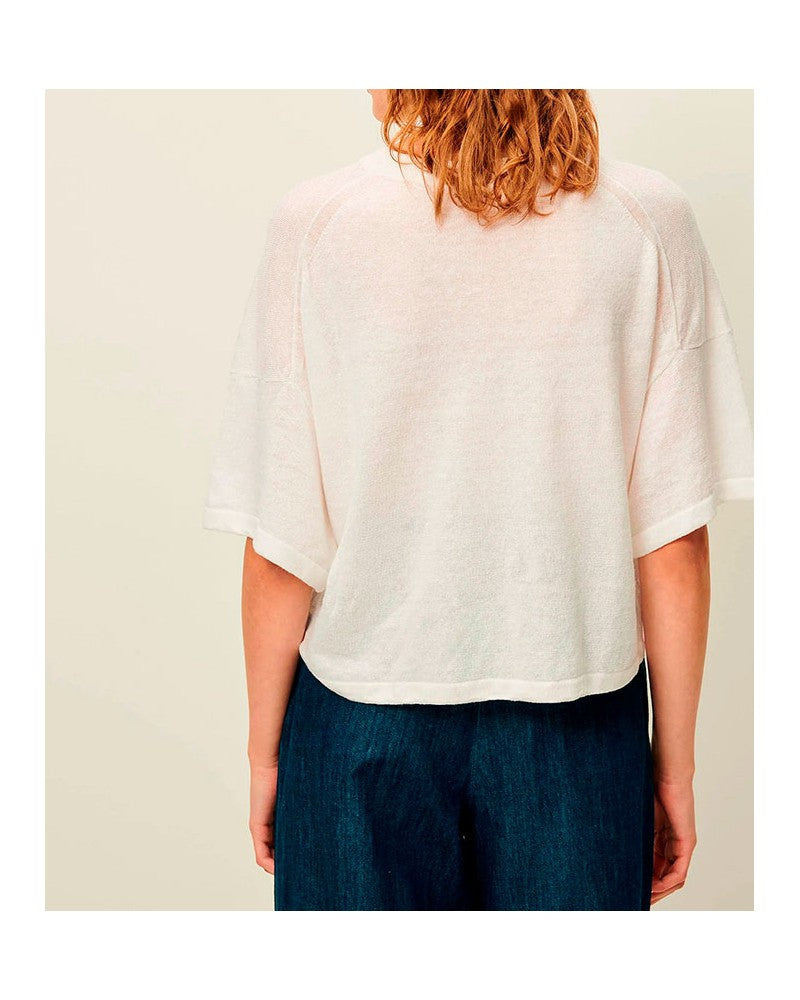 Sessun Moderno White Sweater