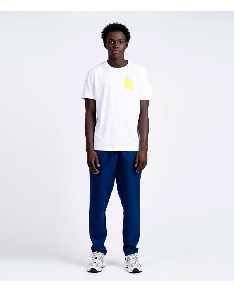 T-shirt Loreak Citron Blanc