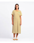 Loreak Emili Dress White Olive