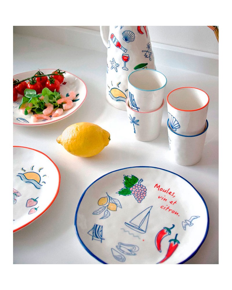 And Nook Seaside Set Plate