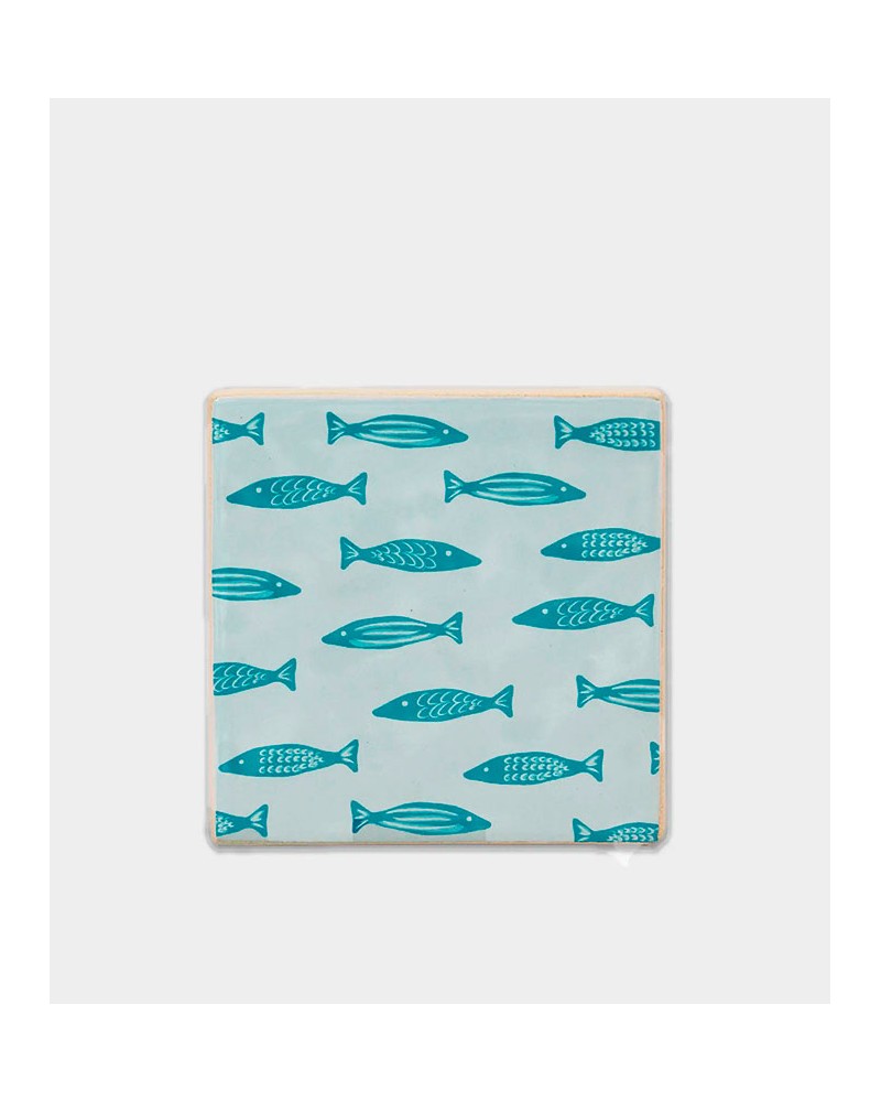 And Nook Blue Fish Tile