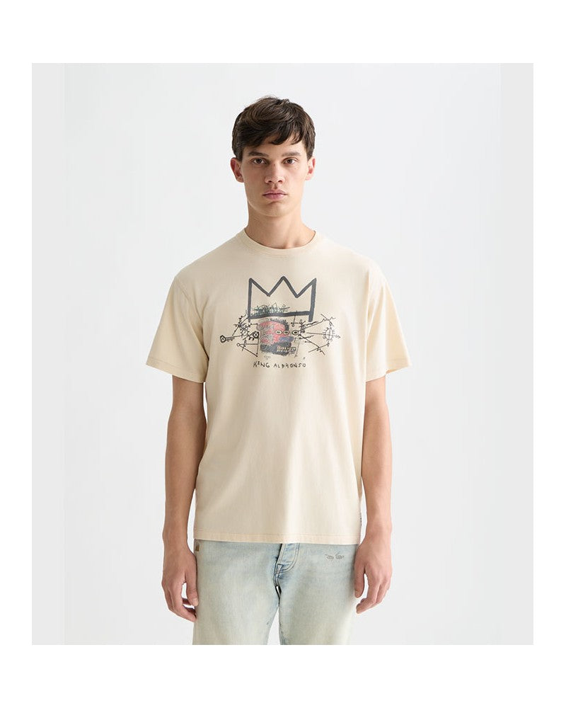 Scotch & Soda Basquiat Tee Ecru