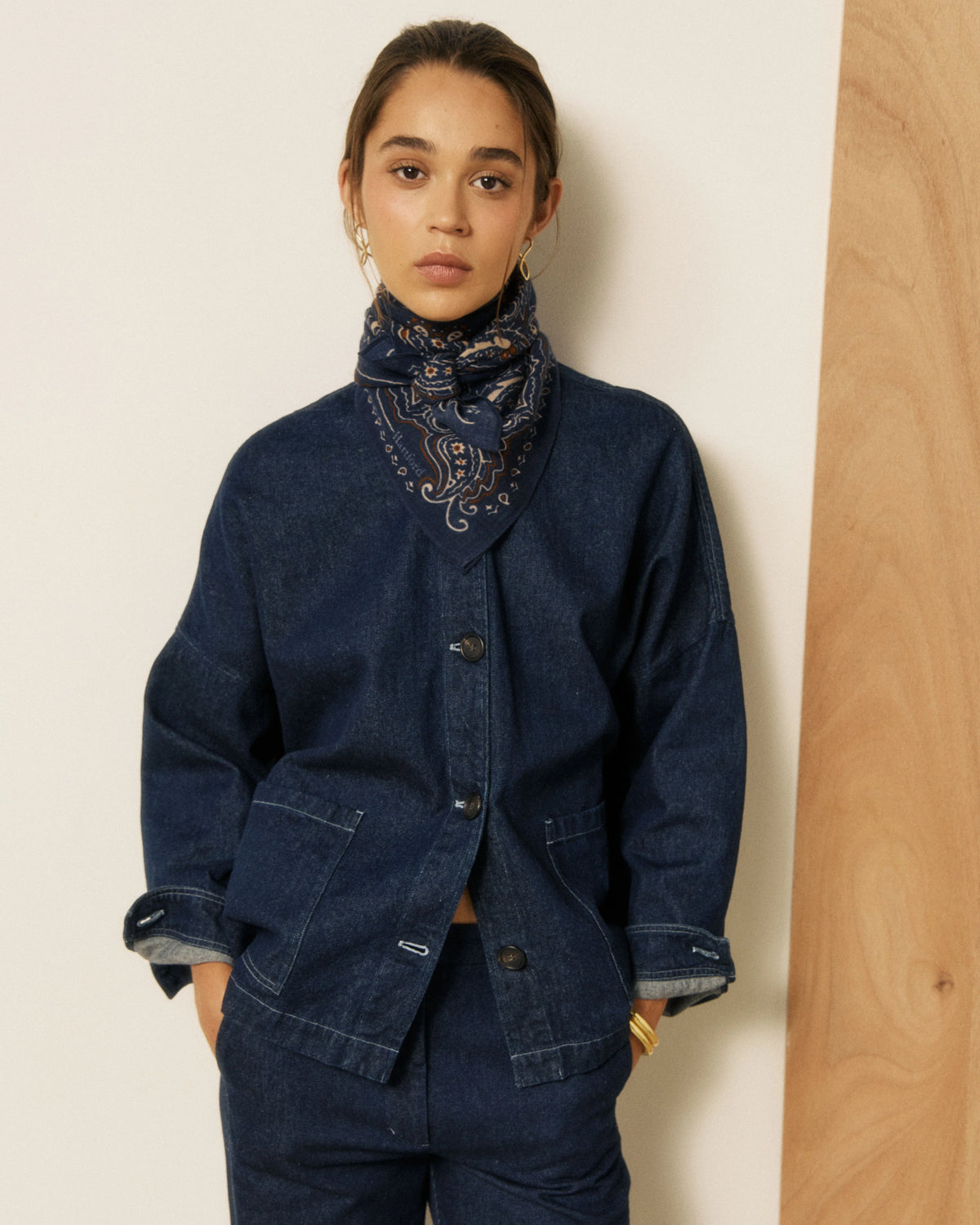 Hartford Bandana Paisley Azul Marino