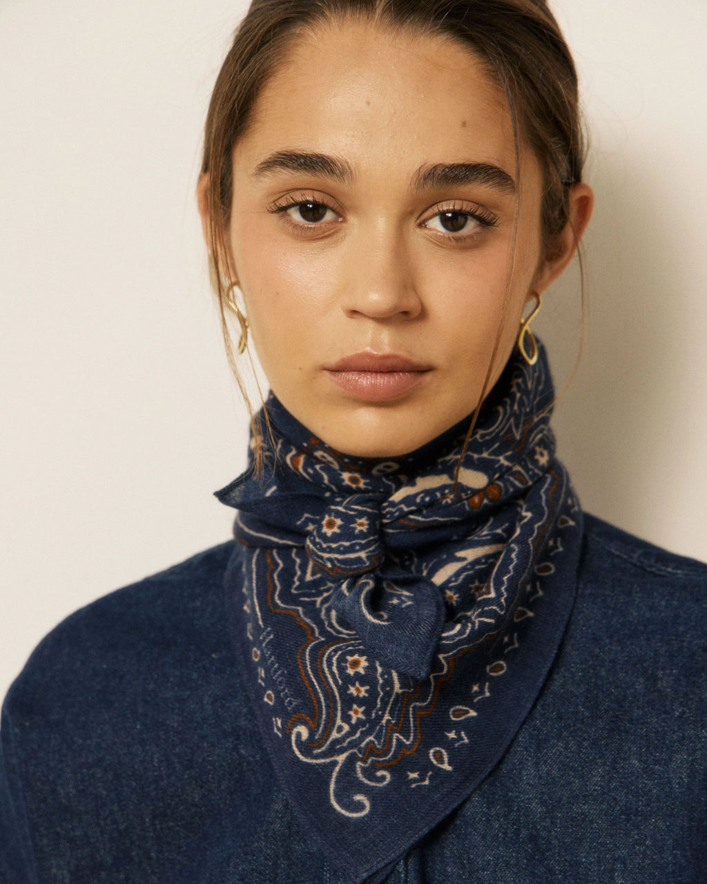 Hartford Bandana Paisley Azul Marino