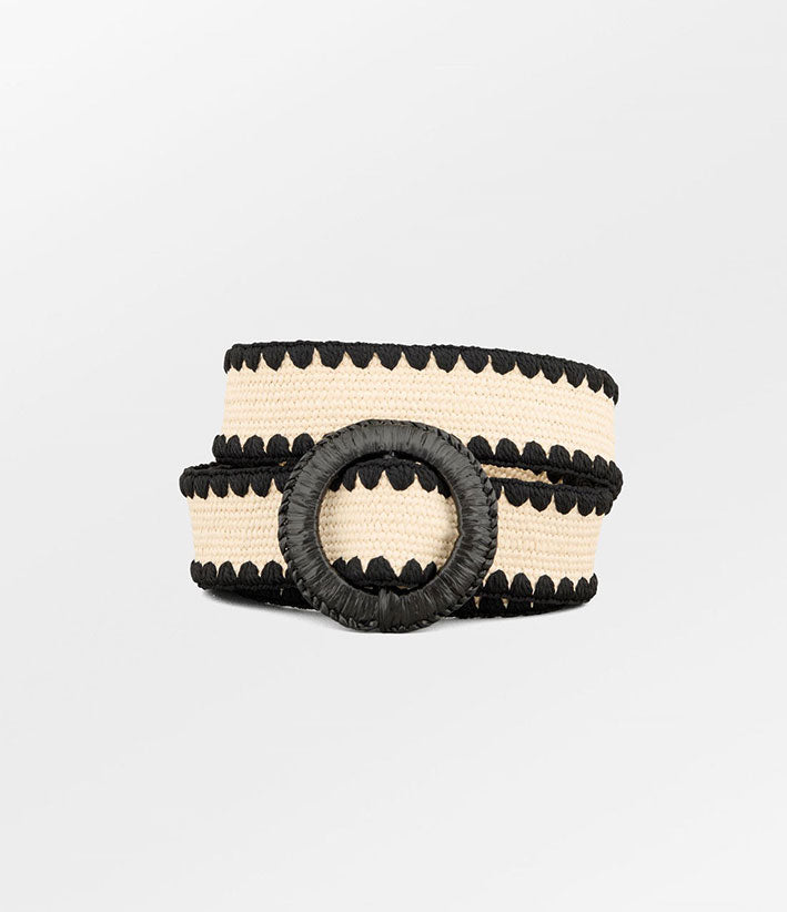 Becksondergaard Crochet Slim Zia Belt Nature