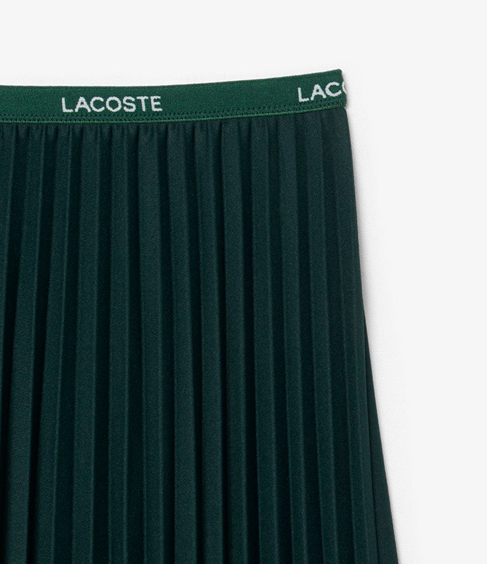 Lacoste Falda Plisada Sinople