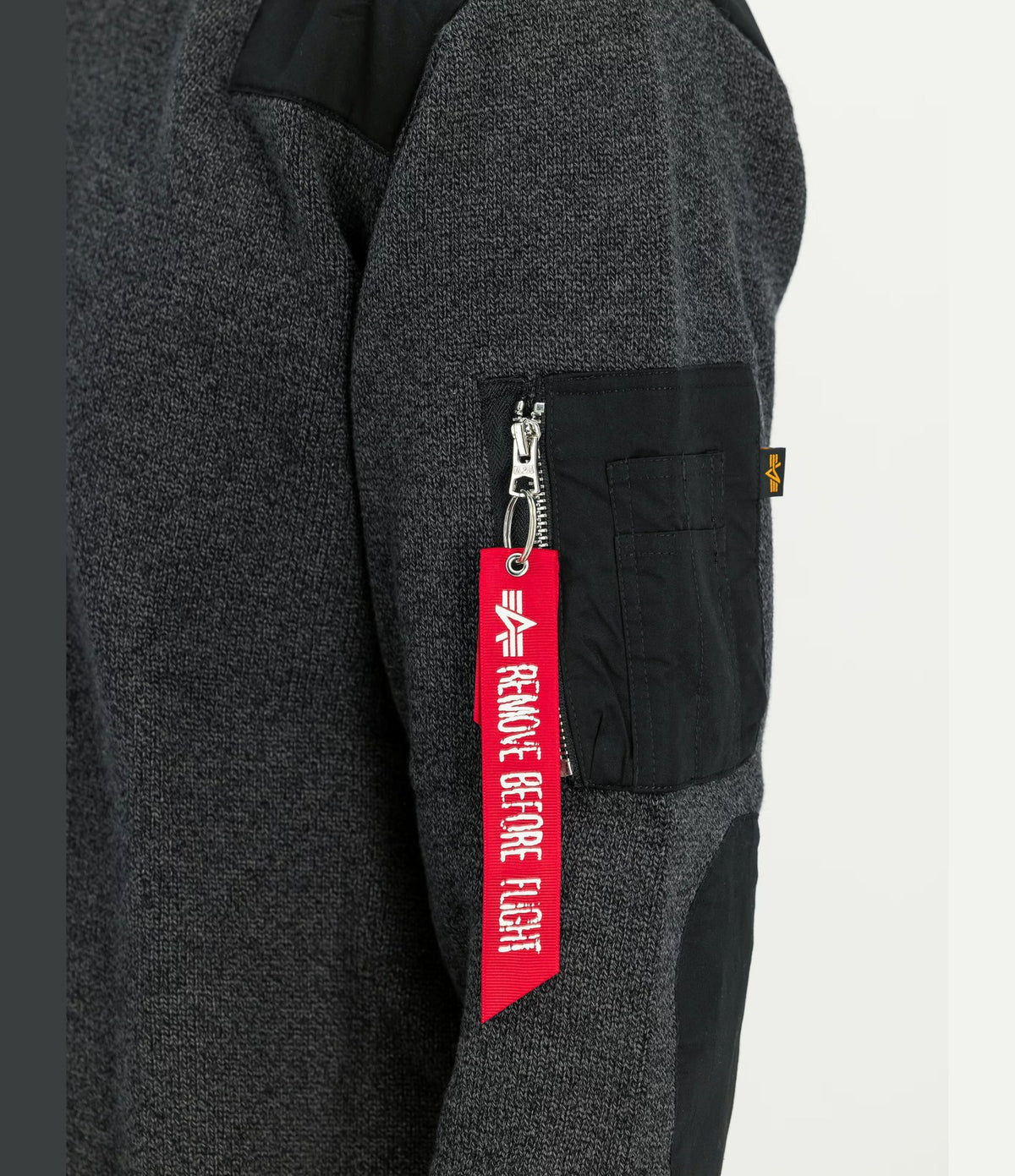 Alpha Industries Knitted Utility Pullover Black