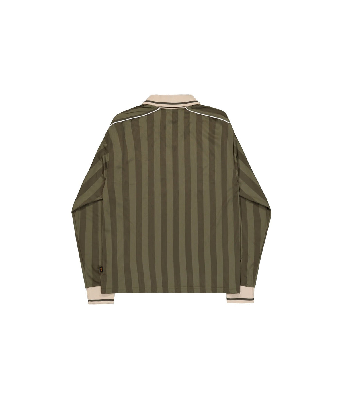 Alpha Industries Track Tricot Polo Longsleeve Dark Olive