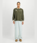 Alpha Industries Track Tricot Polo Longsleeve Dark Olive