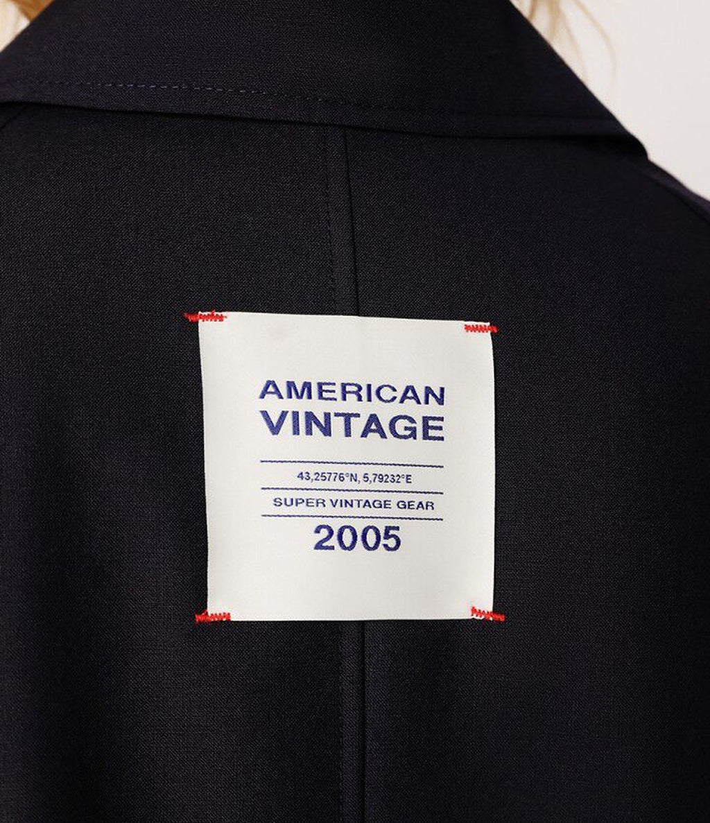 American Vintage Ayany Manteau Navy