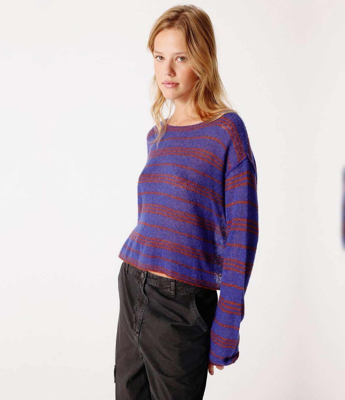 American Vintage Bodyrow Vague Raye Pecan Chine