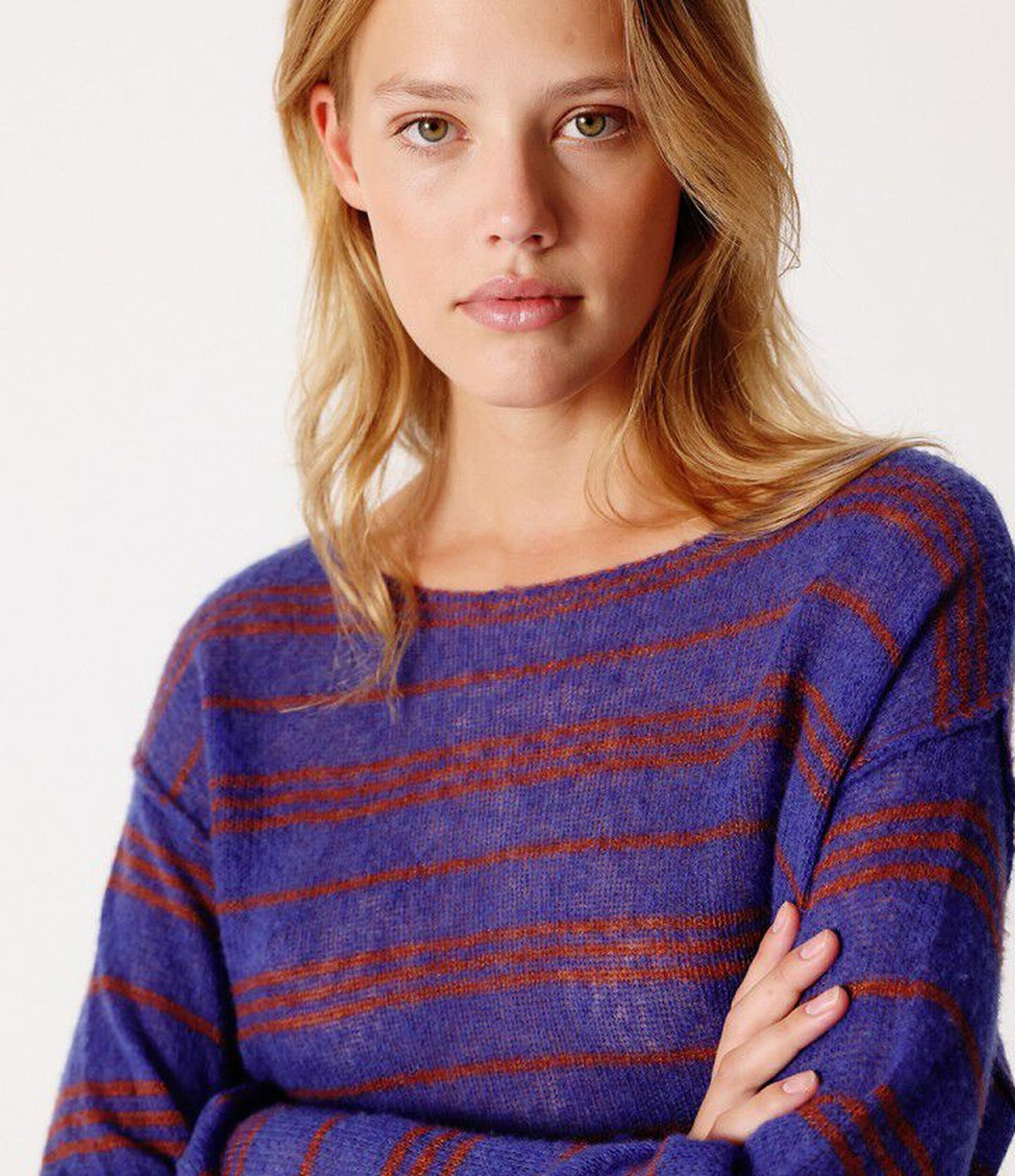 American Vintage Bodyrow Vague Raye Pecan Chine