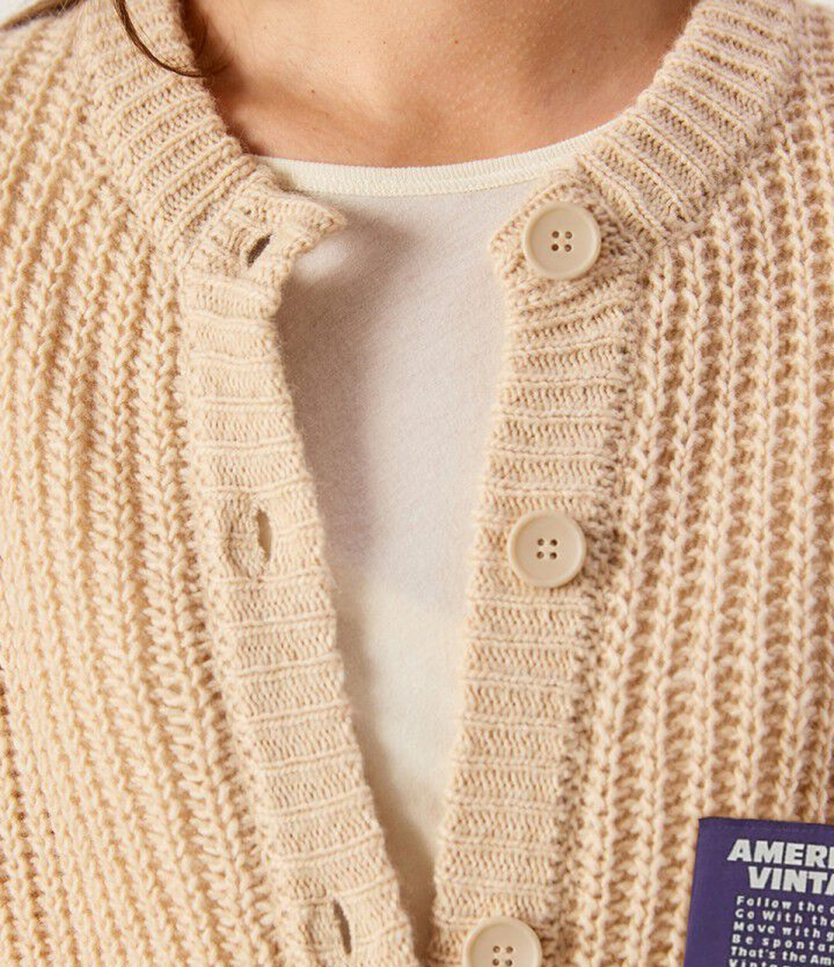 American Vintage Cyrow Beige Clair Chine