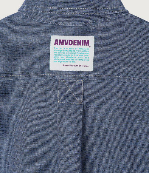 American Vintage Lofway Camisa Stone Blue - vista 2