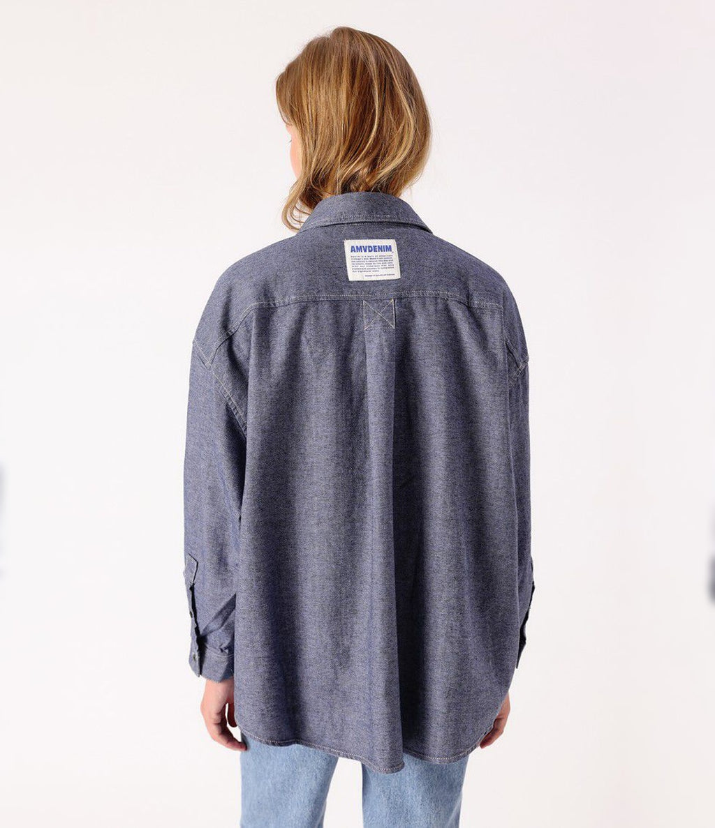 American Vintage Lofway Camisa Stone Blue