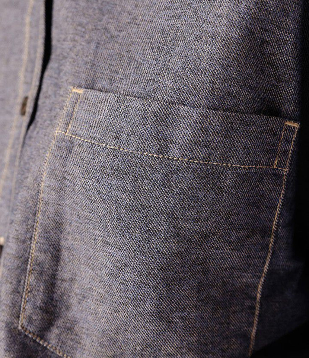 American Vintage Lofway Camisa Stone Blue