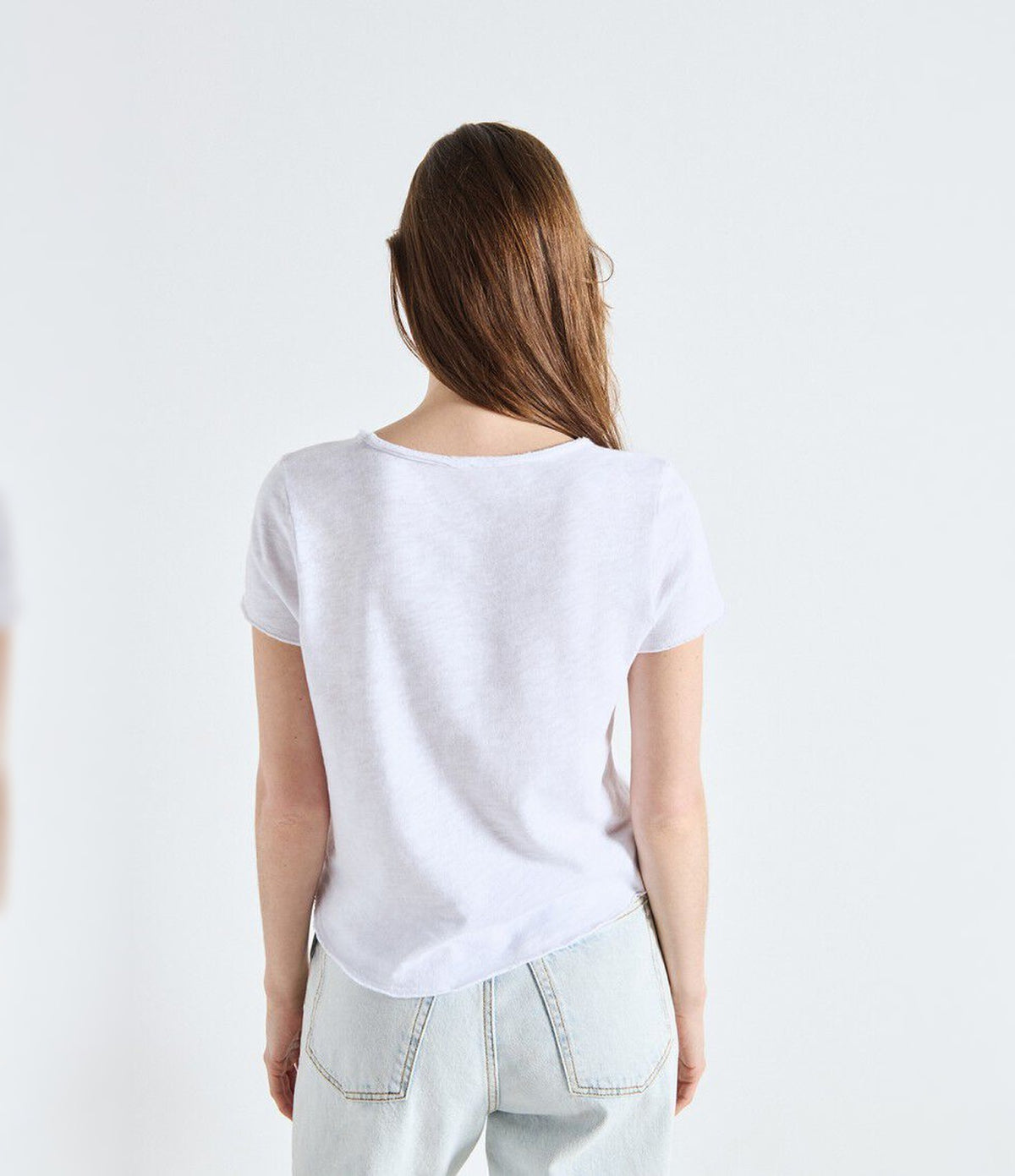 American Vintage Sonoma V-Neck Blanc