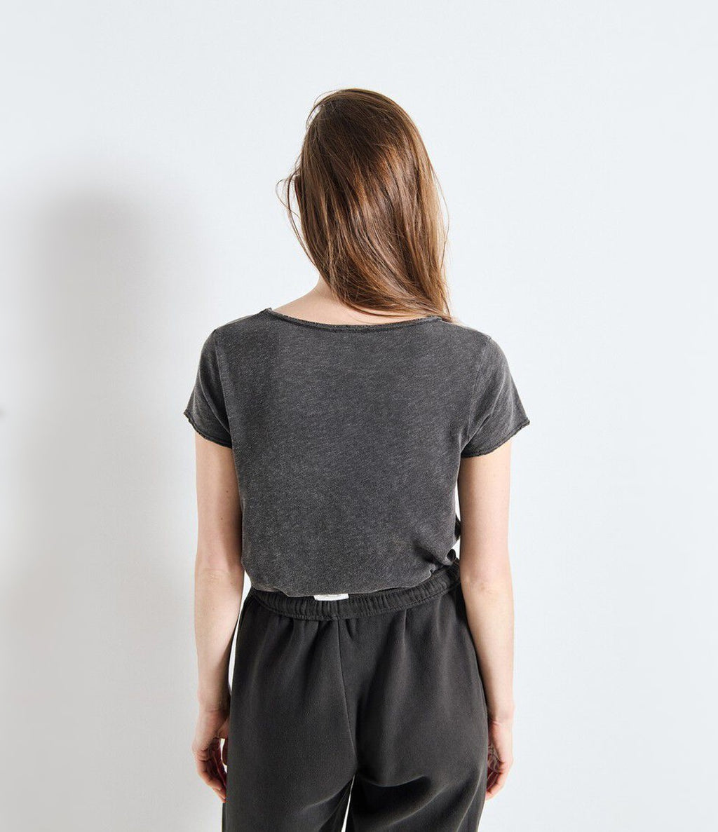 American Vintage Sonoma V-Neck Noir Vintage
