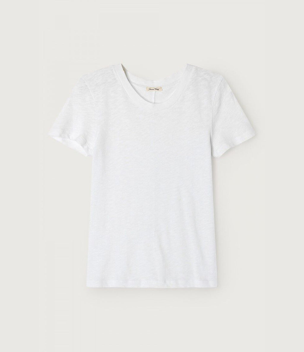 American Vintage Sonoma Col Rond Blanc