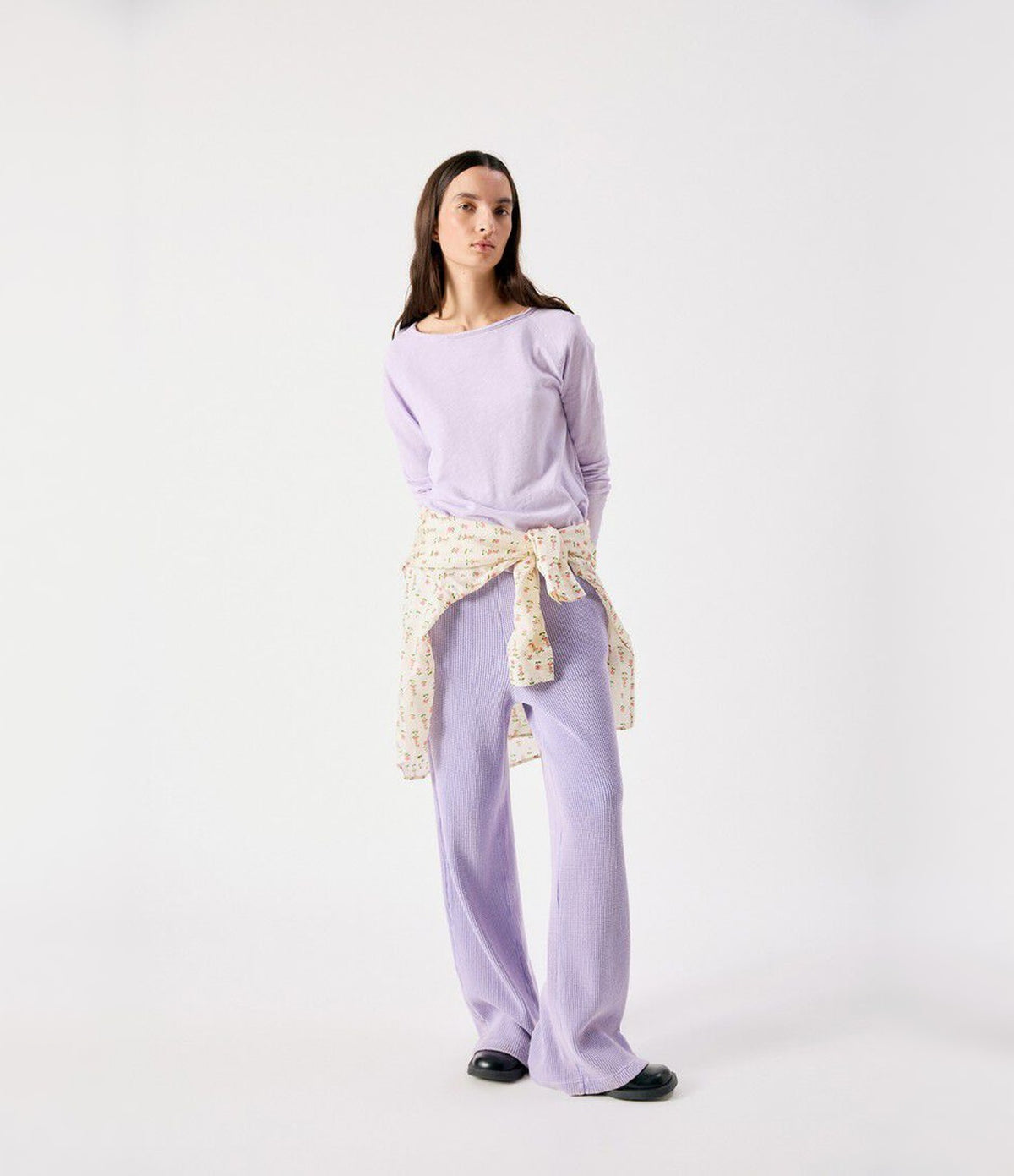 American Vintage Sonoma Long Sleeve Violet Pastel Vintage
