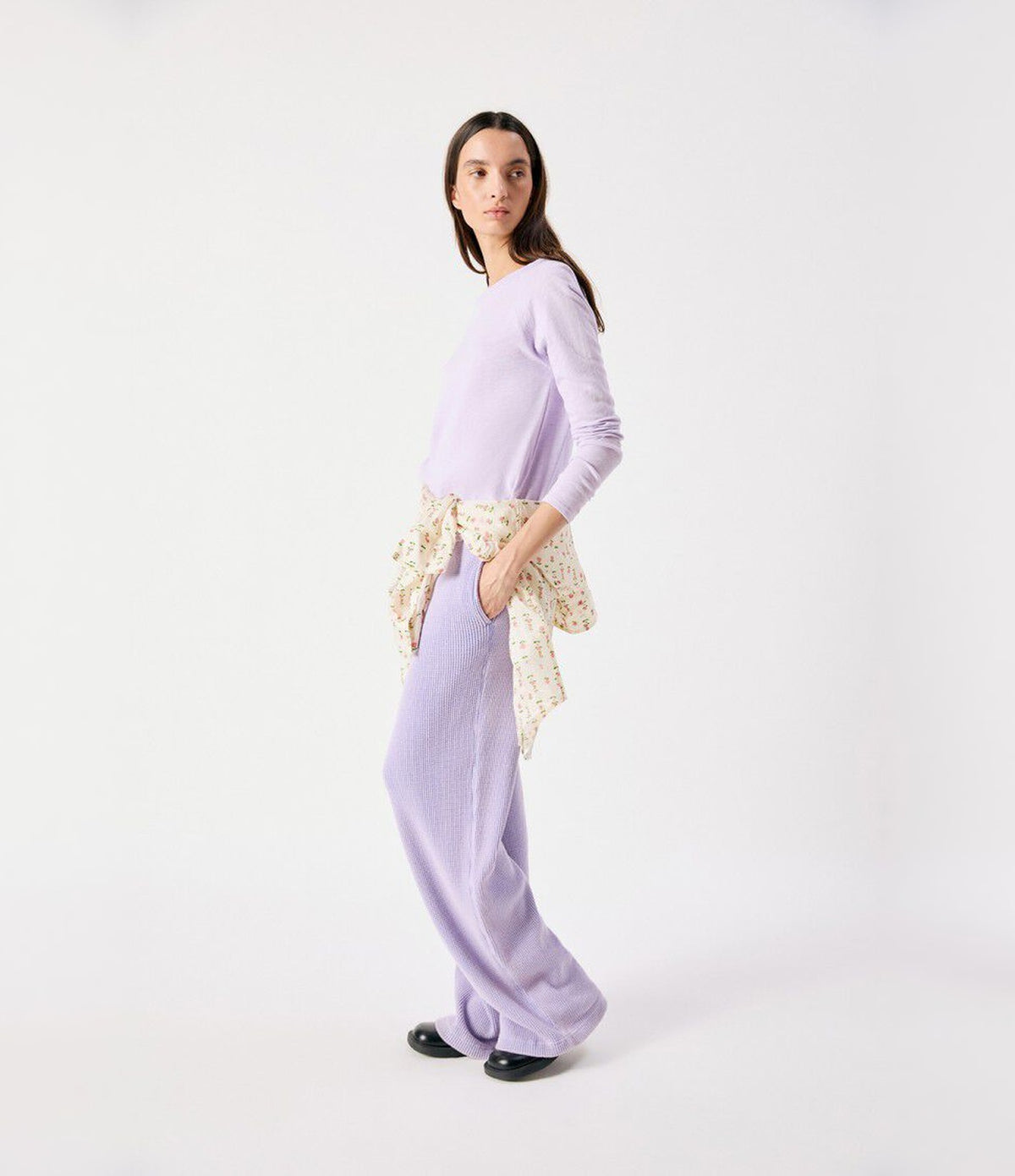 American Vintage Sonoma Long Sleeve Violet Pastel Vintage