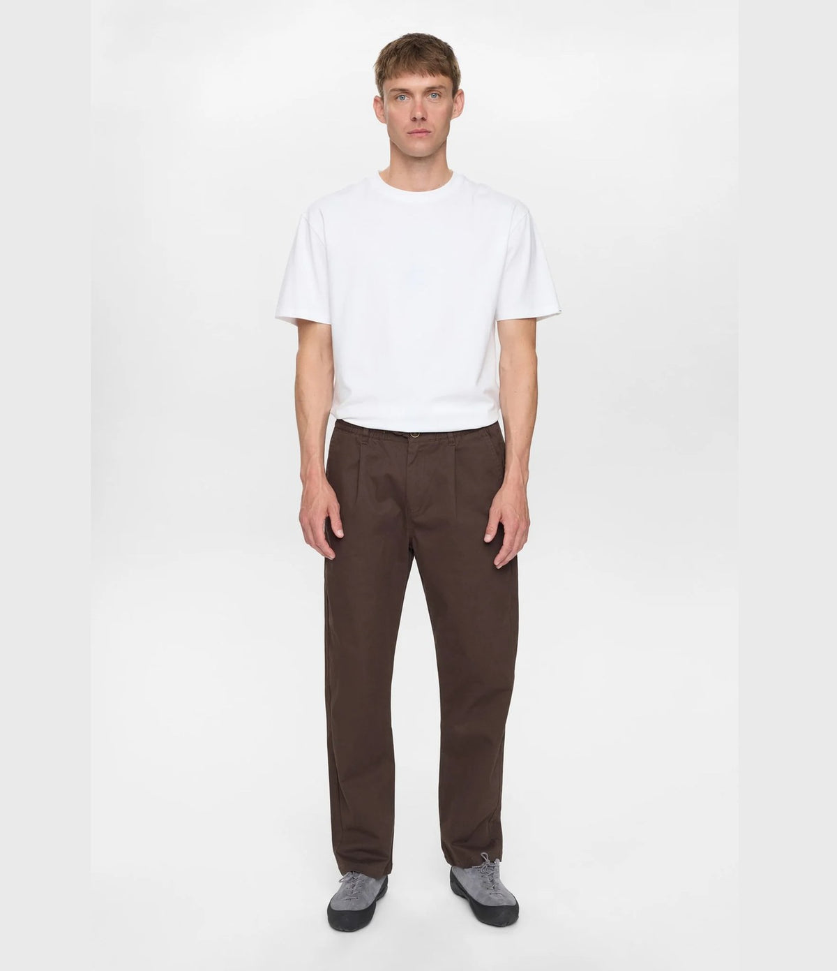 Anerkjendt Jan Cotton Pleat Ela Pants Mulch