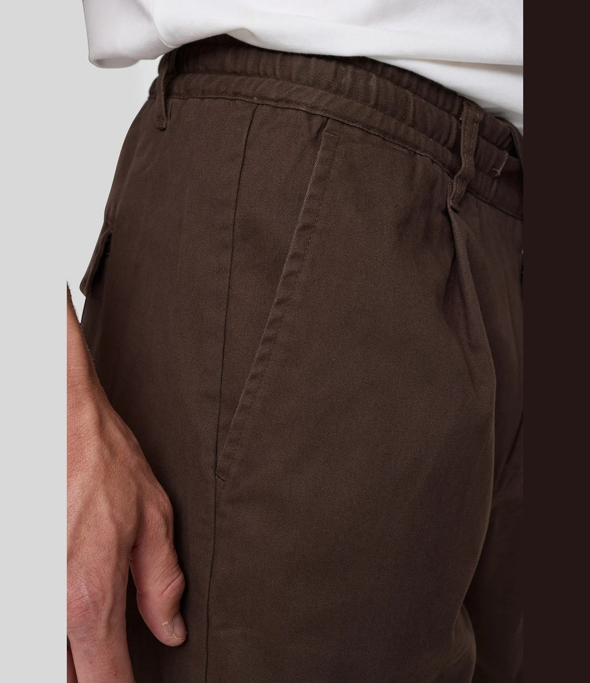 Anerkjendt Jan Cotton Pleat Ela Pants Mulch