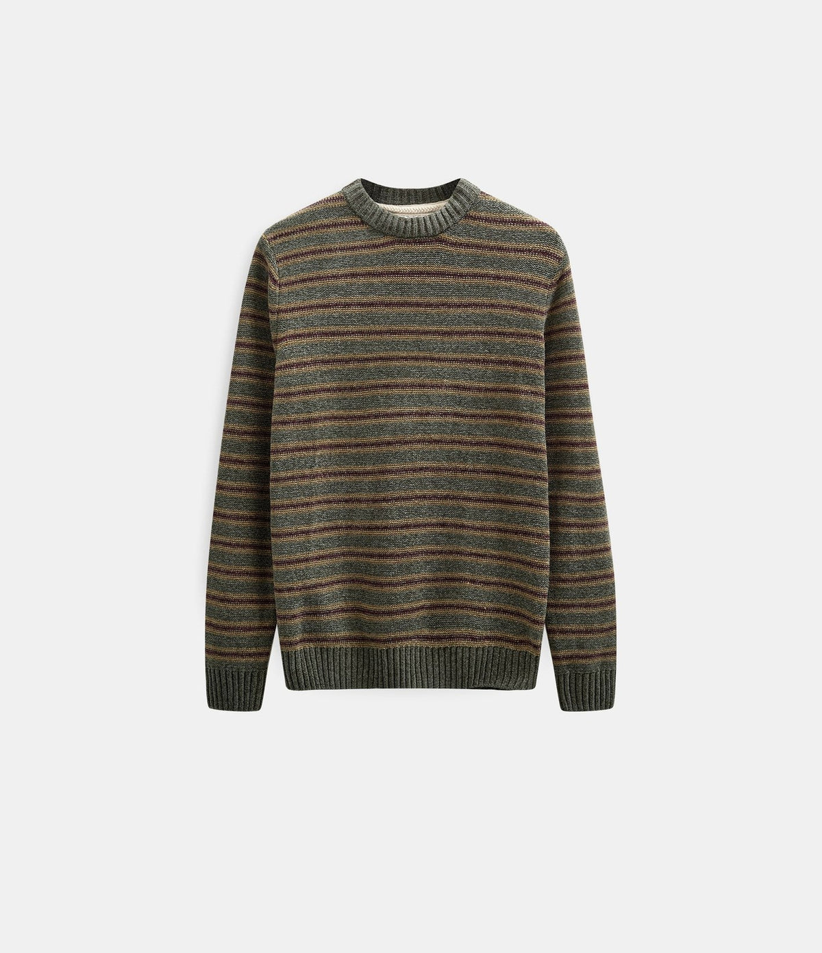 Anerkjendt Sune Chenille Stripe Knit Forest Night