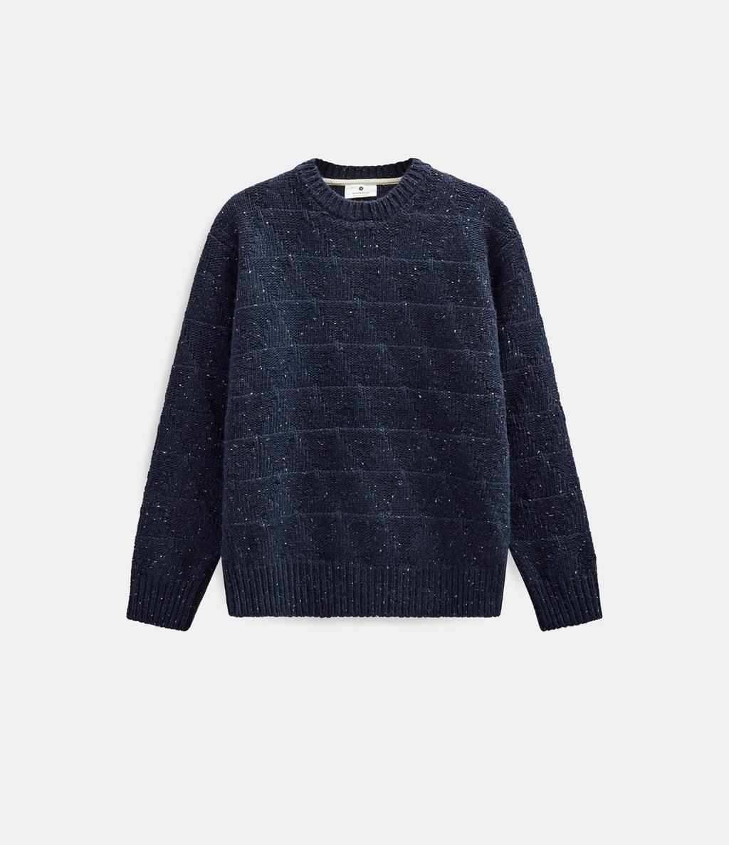 Anerkjendt Aksinus Heavy Wool Knit Sky Captain