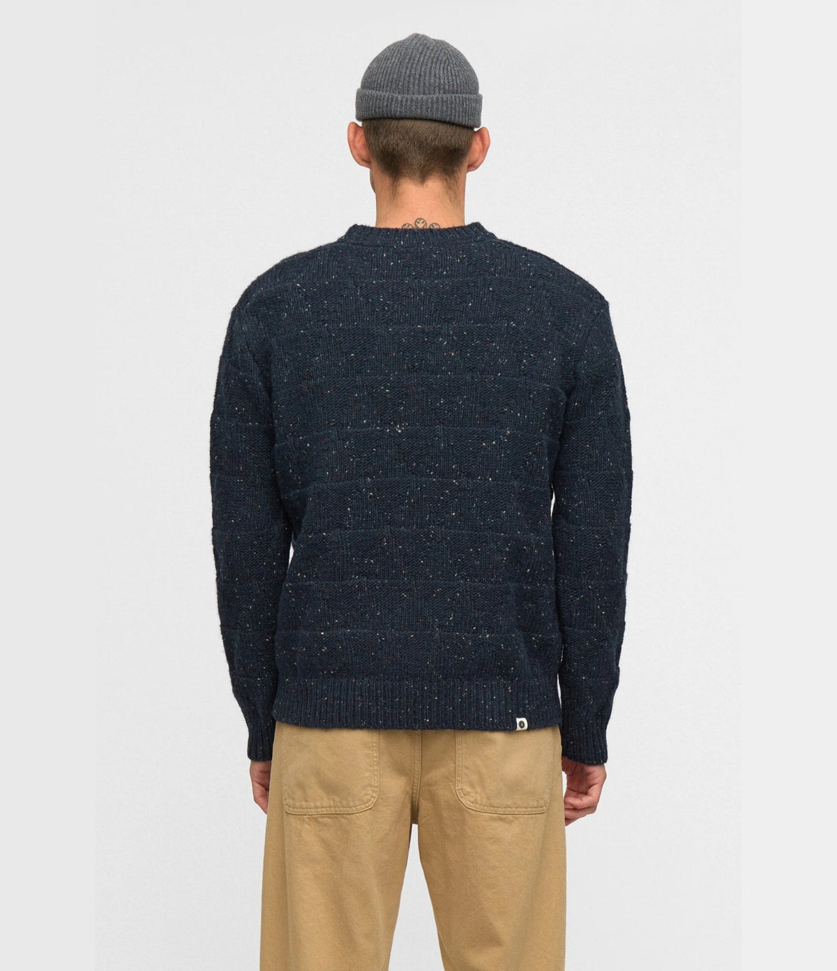 Anerkjendt Aksinus Heavy Wool Knit Sky Captain