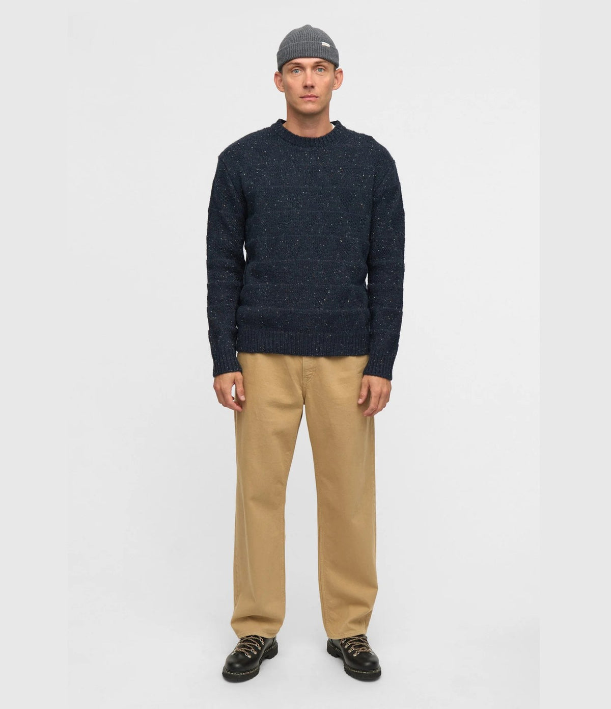Anerkjendt Aksinus Heavy Wool Knit Sky Captain