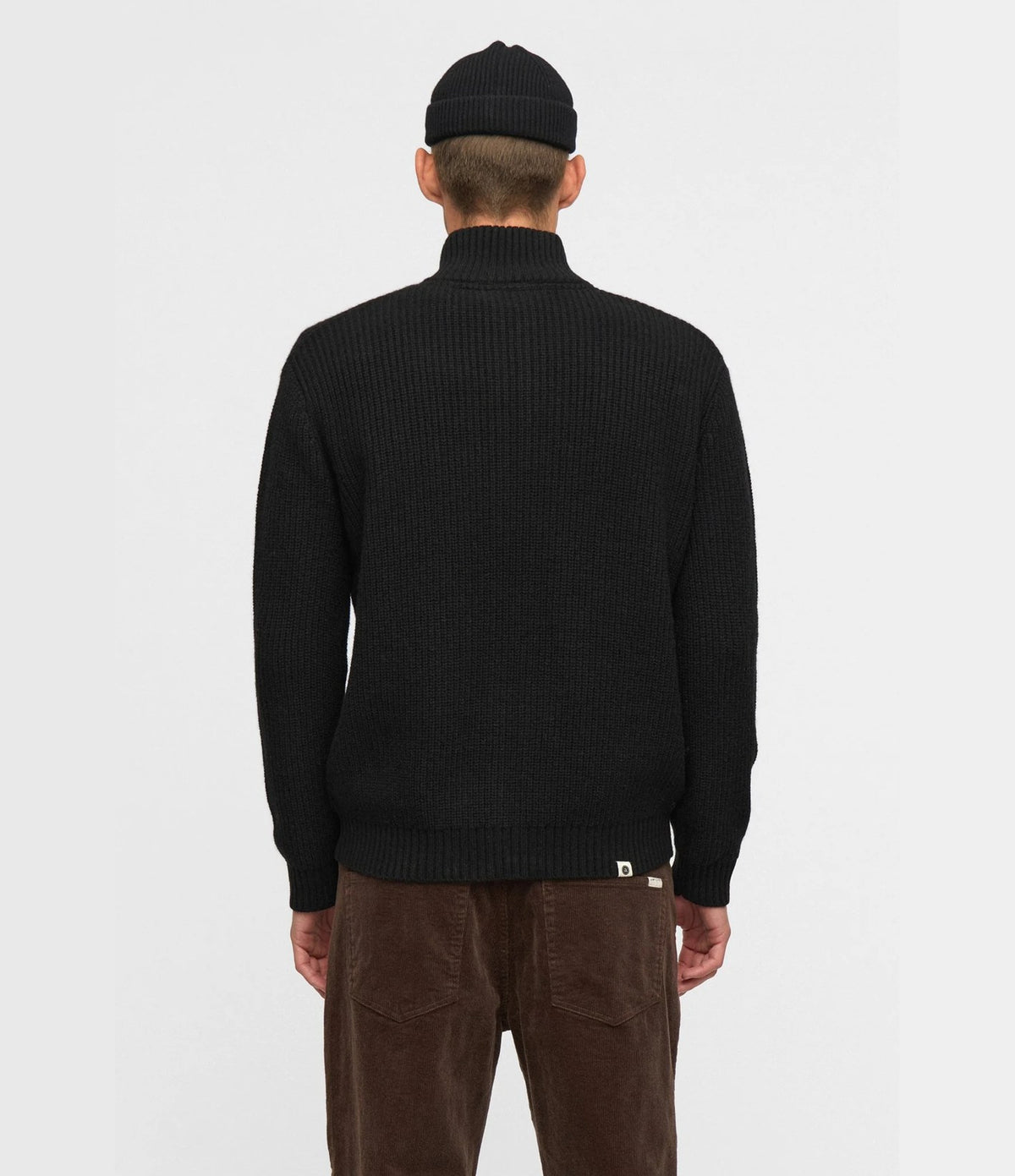 Anerkjendt Sinus Zip Wool Cardigan Caviar